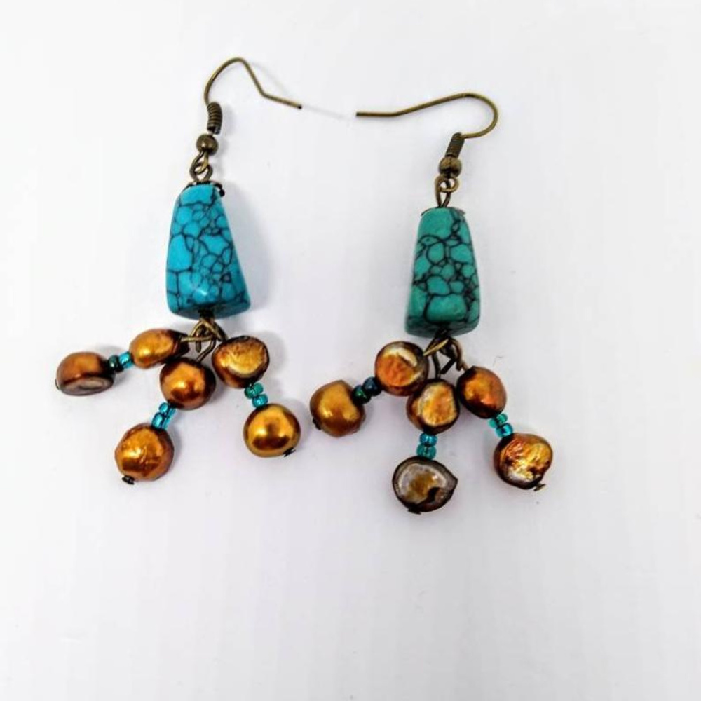 Turquoise Earrings Dangle
